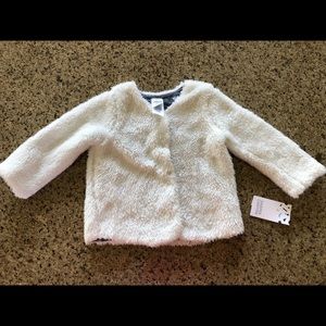 Harper Canyon- white fleece reversible jacket